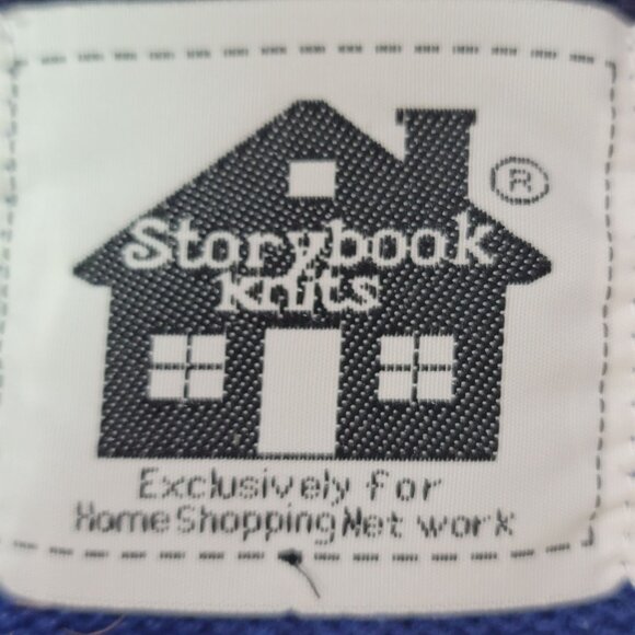 Storybook Knits New York Medium Cardigan With Sequin NYC Skyline Design & Stars - Picture 4 of 7